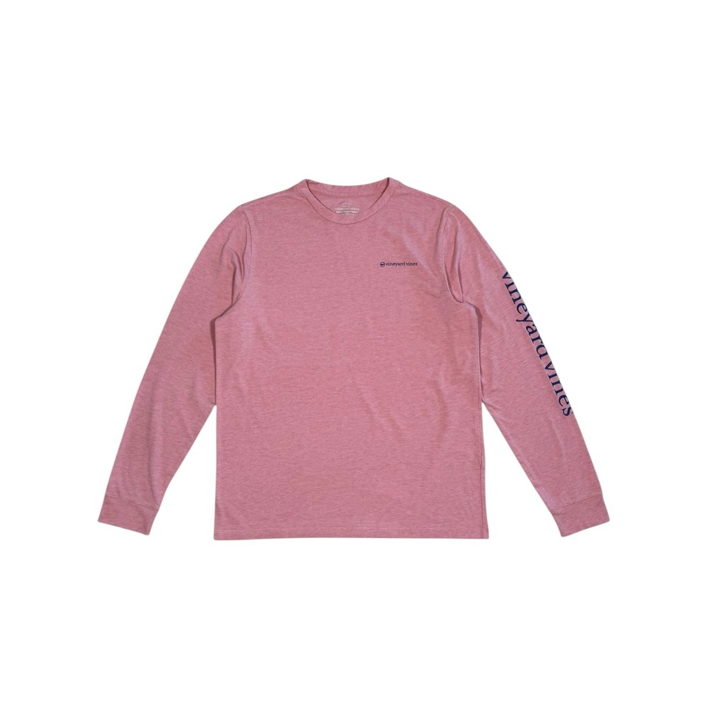 Vineyard Vines Girls Edgartown Long Sleeve T-Shirt Pink Heathered Size‎ L 16
